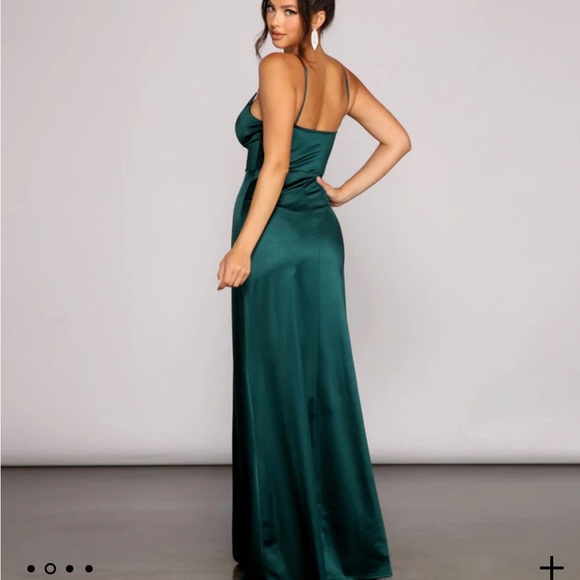 Windsor size xs green silk dress! - Picture 4 of 4